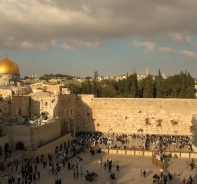 Die Klagemauer in Jerusalem