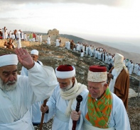 Die Samaritaner auf dem Berg Gerizim.