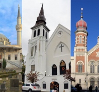 Synagoge, Kirche und Moschee