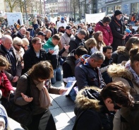 AVC-Kundgebung in Bochum fr verfolgte Christen