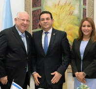 Prsident Reuven Rivlin und Jimmy Morales Prsident von Guatemala