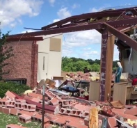 St. John the Evangelist Catholic Church nach Tornado