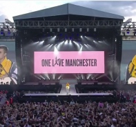 Justin Bieber an One Love Manchester