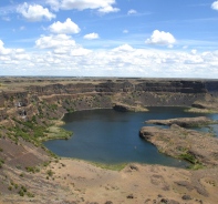 Dry Falls, durch die Missoula-Fluten gebildete ehemalige Wasserflle