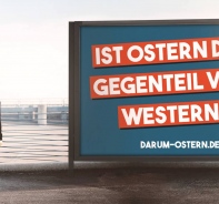 Plakat der #DarumOstern-Kampagne