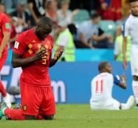 Romelu Lukaku nach dem Spiel gegen Panama an der WM 2018