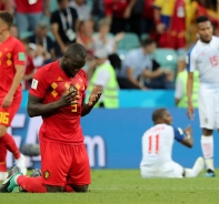 Romelu Lukaku nach dem Spiel gegen Panama an der WM 2018