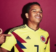 Carlos Bacca im Trikot der kolumbianischen Nationalmannschaft