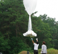 Ballonsendungen mit Bibeln wurden von Sdkorea verboten.