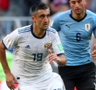 Alexander Samedov im Trikot der russischen Nationalmannschaft