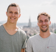 Dewis Mri (links) und Kevin Gafner leiten das BlessBern.