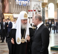 Patriarch Kyrill und Prsident Putin