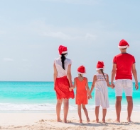 Weihnachten am Strand