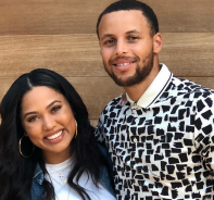 Ayesha Curry mit ihrem Mann Stephen