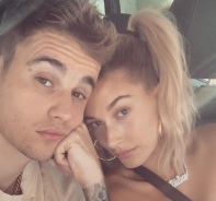 Justin Bieber mit seiner Frau Hailey