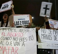 Demonstration in Ecuador