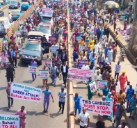 Protestmarsch in Nigeria