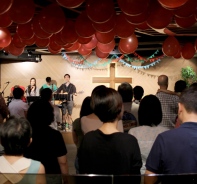 Gottesdienst einer Gemeinde in Hong Kong.