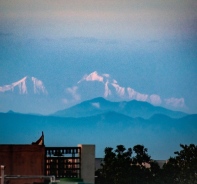 Von Saharanpur erblickt man den Himalaya wieder.