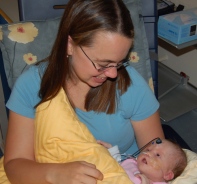 Andrea Reck mit Tochter Lavinia