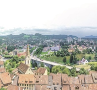 Panorama-Blick auf Baden-Wettingen