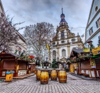 Geschlossener Weihnachtsmarkt