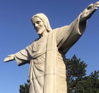 Jesus-Statue in Bad Ragaz (St. Gallen)