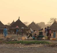 Ein Dorf im Sudan