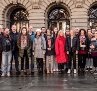 Livenet-Teamfoto auf dem Bundesplatz