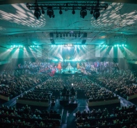 Weihnachtsgottesdienst der Champion Forest Baptist Church in Houston