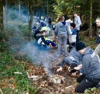 BESJ-Teamweekend 2022: Gelndespiel im Wald