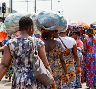 Auf einem Markt in Abidjan, Elfenbeinkste