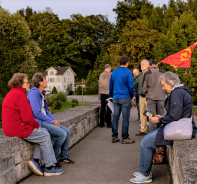 Auf der alten Thurbrcke in Bischofszell wird schon seit Jahrhunderten gebetet.